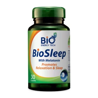 Bio Sleep | Melatonin, Lemon Balm & Magnesium Capsules | Natural Relaxation & Sleep Support | Halal Certified